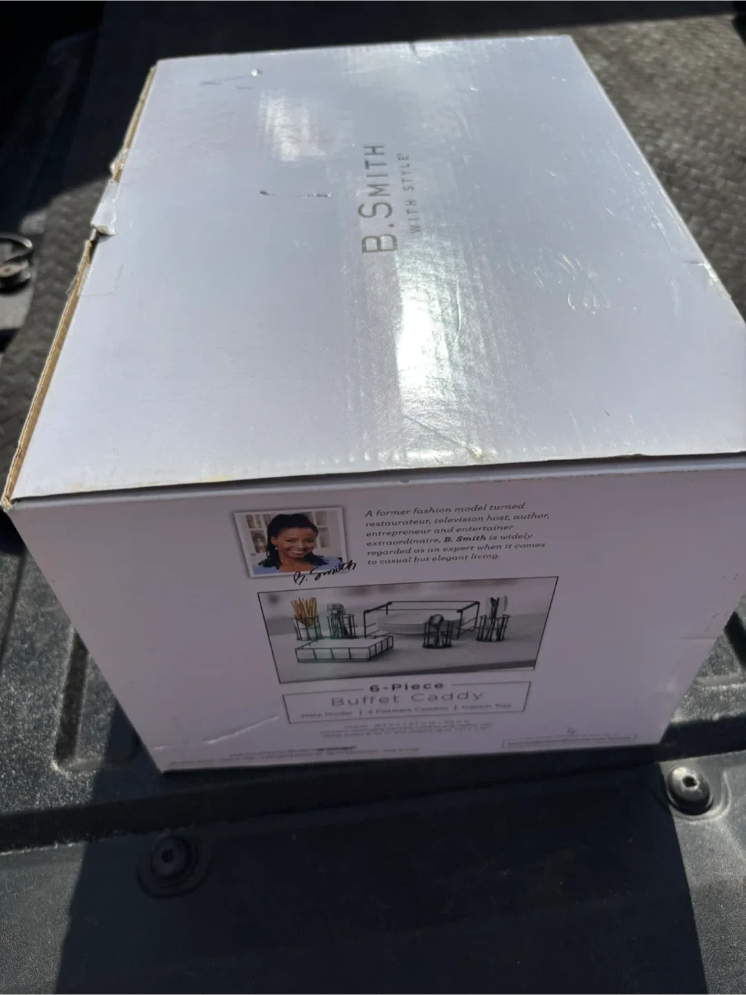 B. Smith 6-Piece Chariot Buffet Caddy - New in Box! image indicator(2)