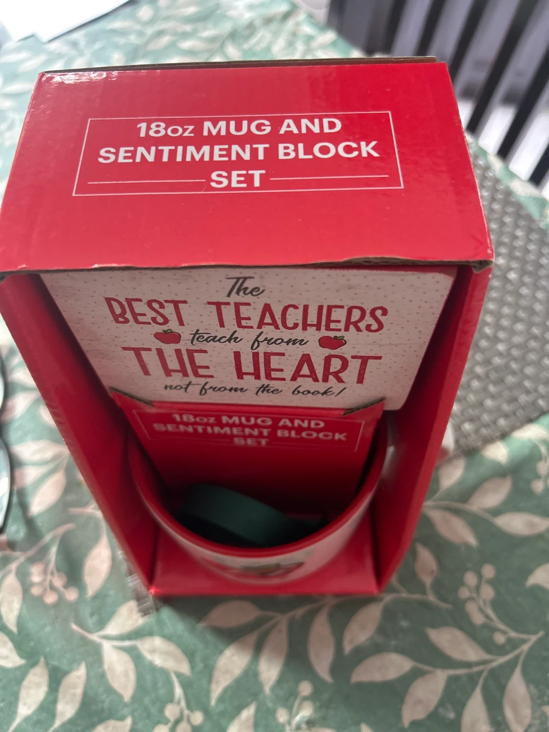 18oz Mug and Sentiment Block Set - Teacher Gift - photo 2