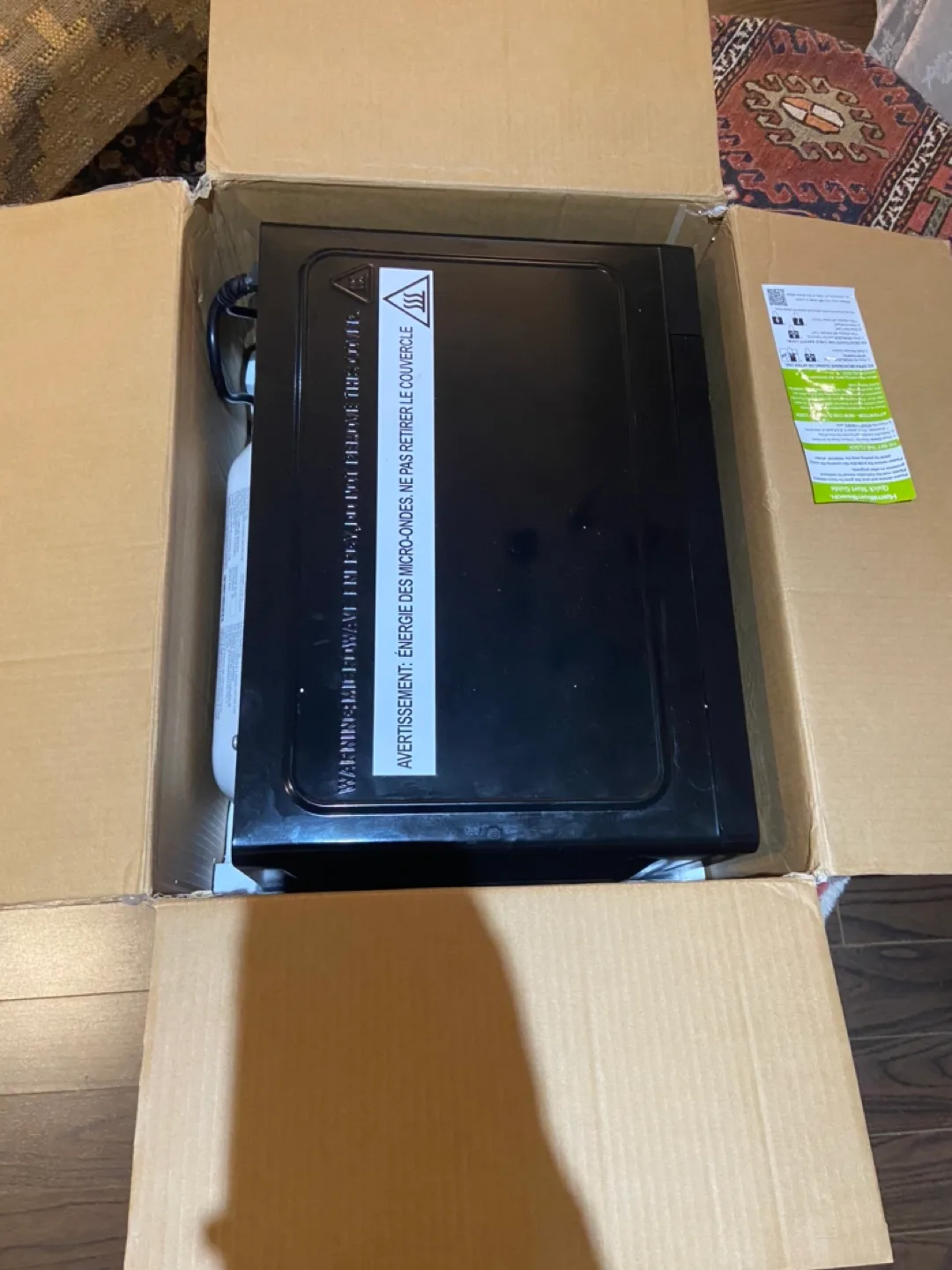 Hamilton Beach 0.7 cu ft Microwave - Black image indicator(4)