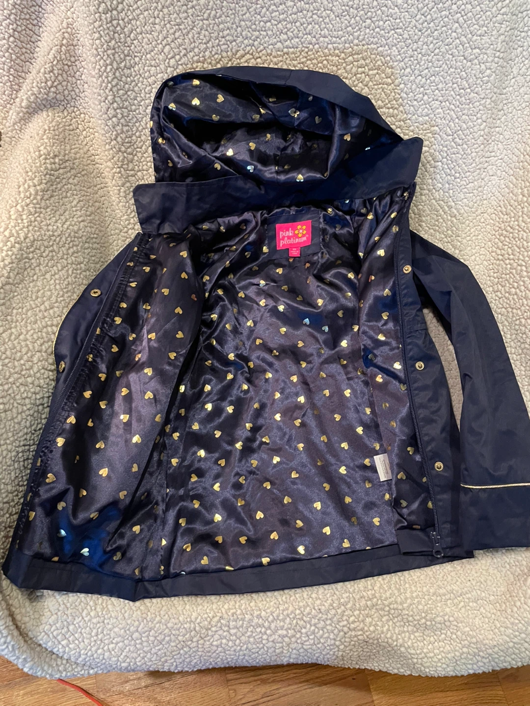 Girl light jacket/Rain Jacket. Size 6x - photo 3