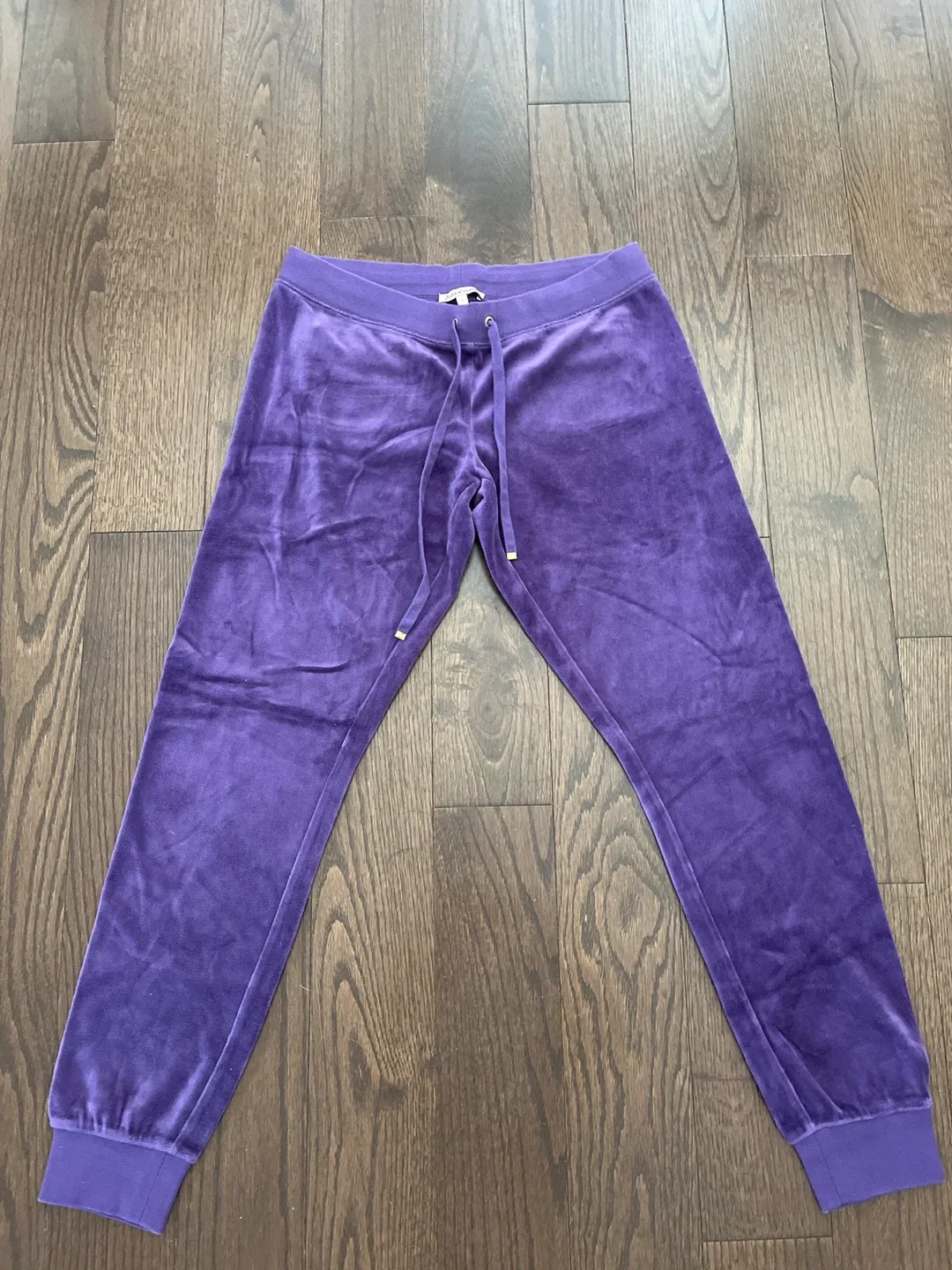 Juicy Couture Purple Velour Track Pants - Size S thumbnail