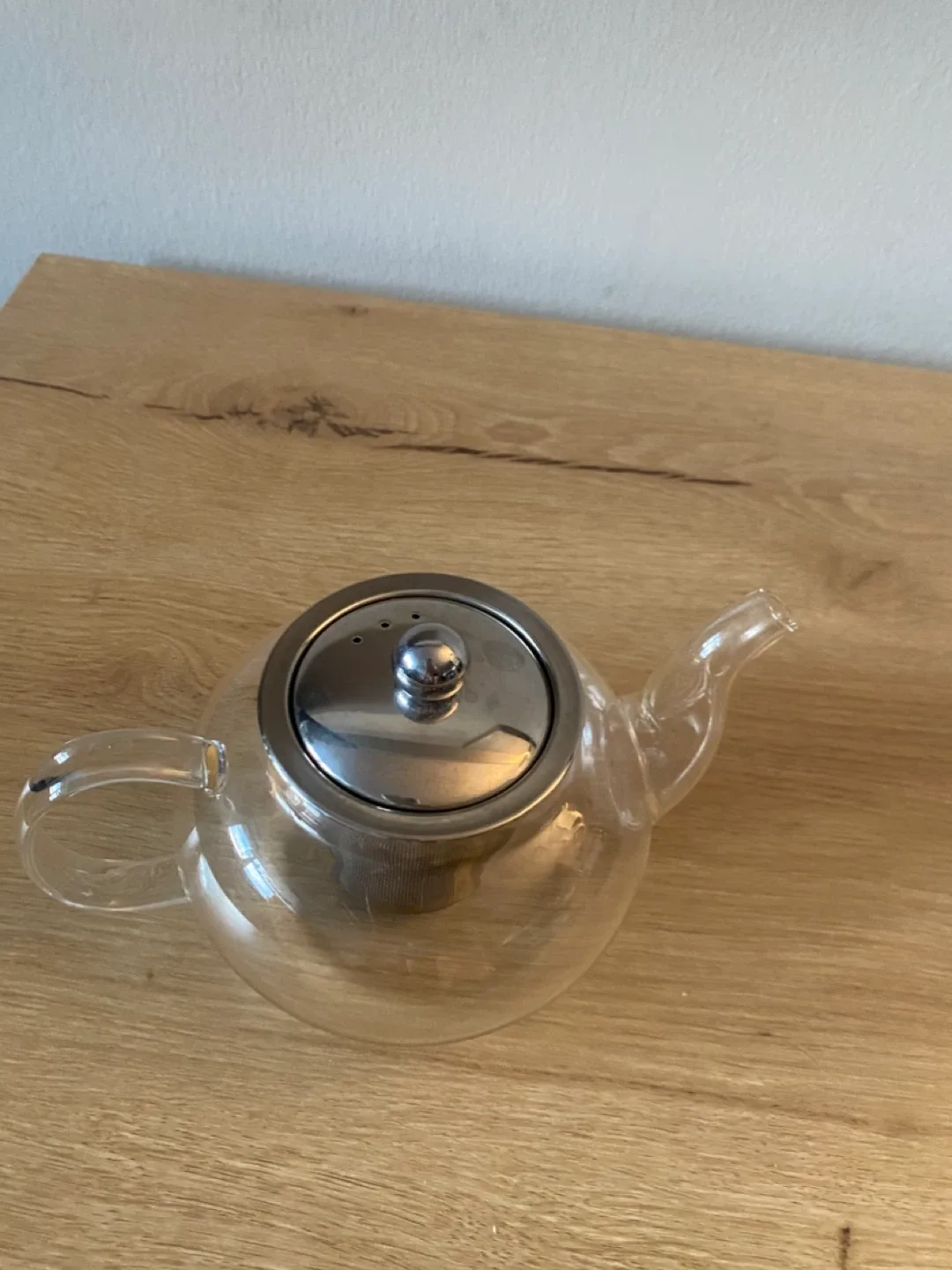 Glass Teapot with Stainless Steel Infuser image indicator(2)