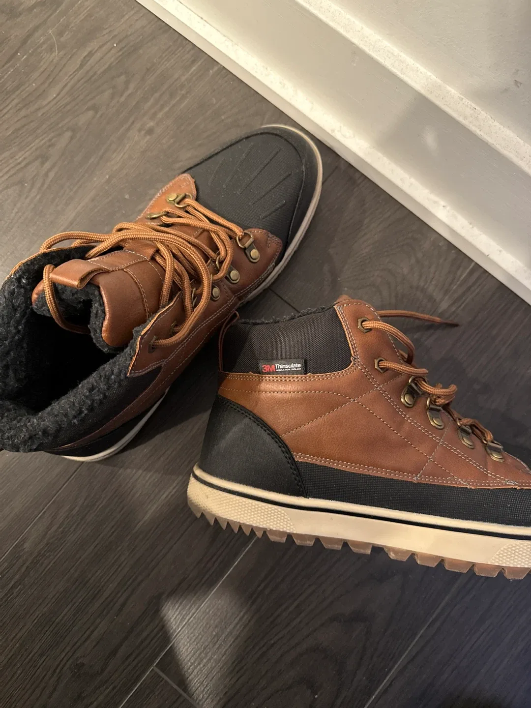 WindRiver Thinsulate Brown/Black Winter Boots