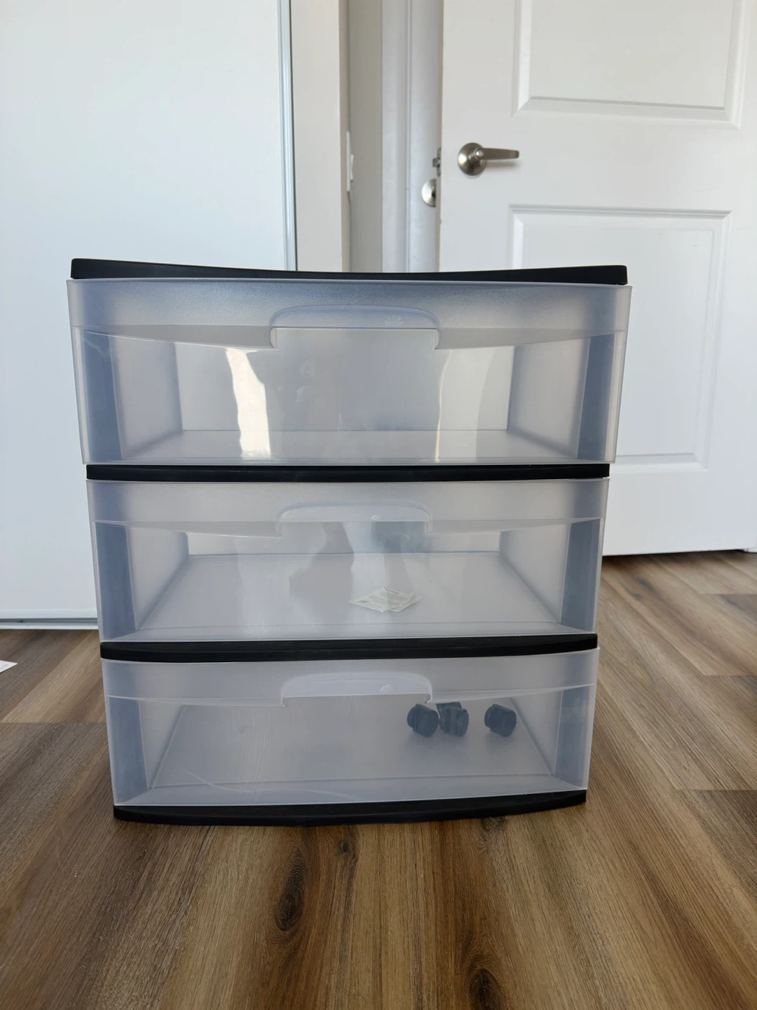 Plastic 3 Drawer cart