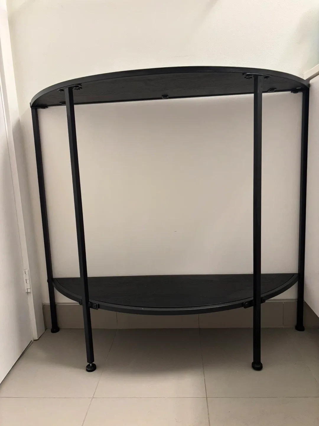 Black Half Moon, metal Console Table image indicator(3)