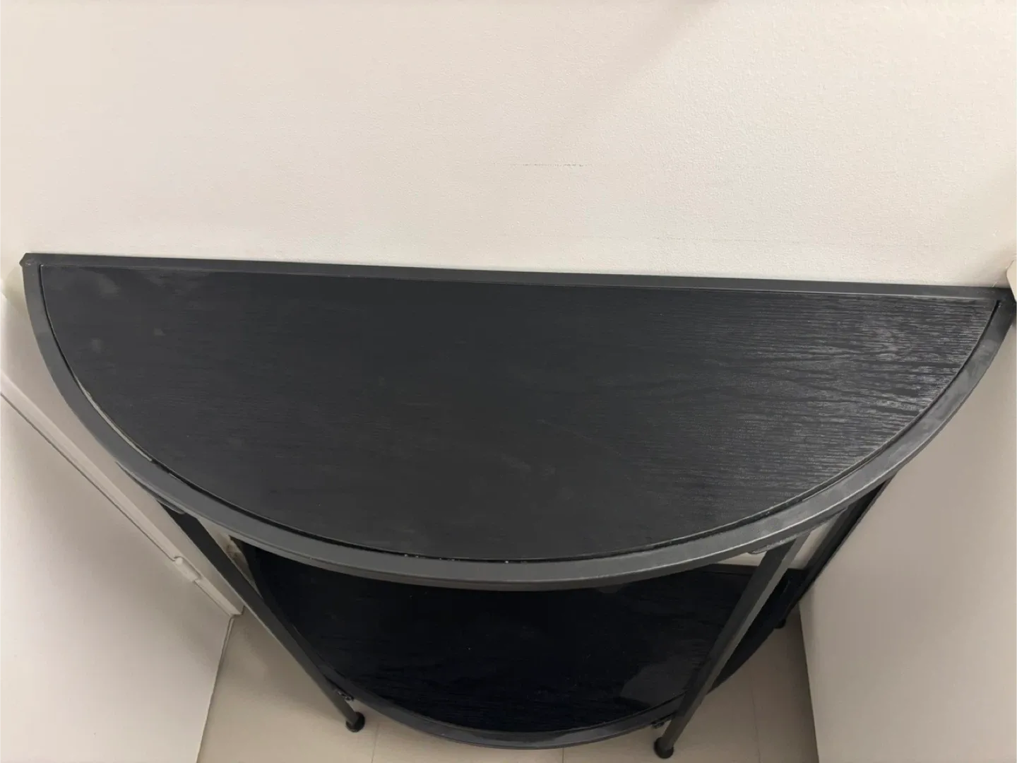 Black Half Moon, metal Console Table image indicator(2)