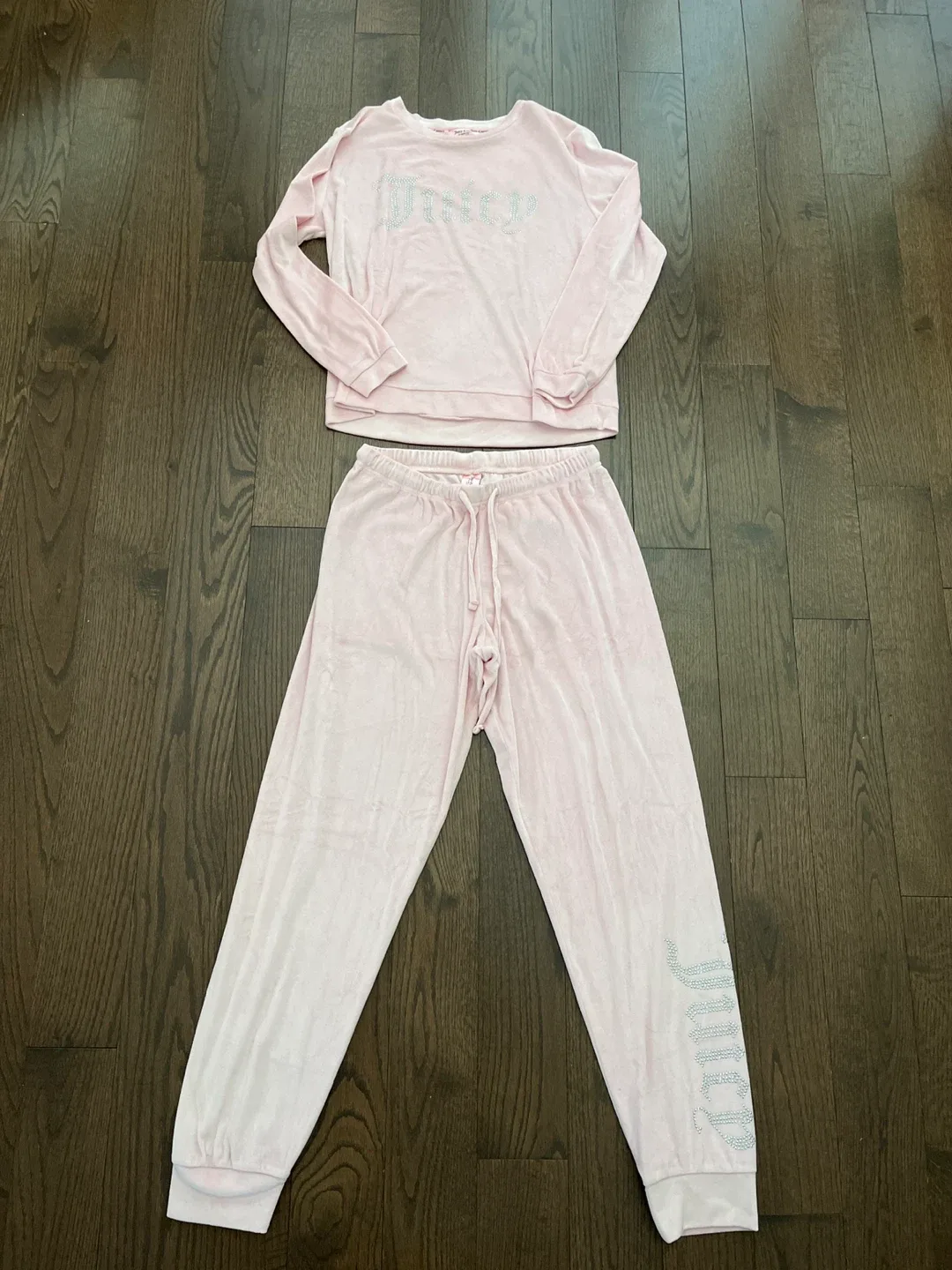 Juicy Couture Pink Velour Sleepwear - Size M thumbnail