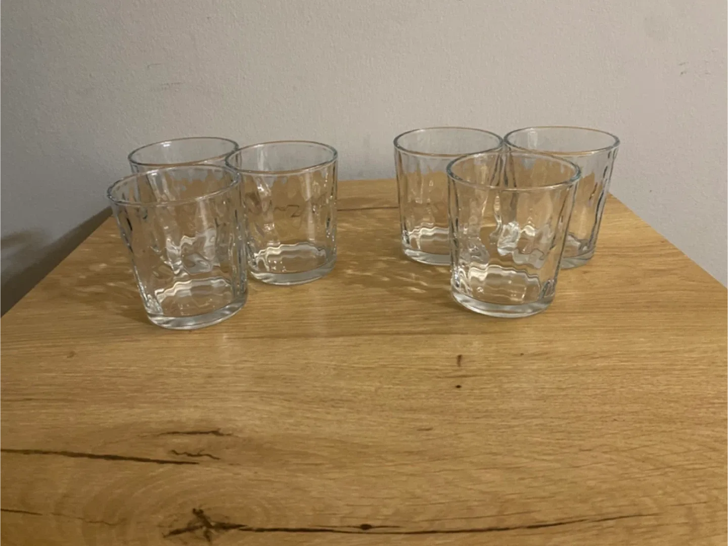Set of 6 Textured Drinking Glasses thumbnail