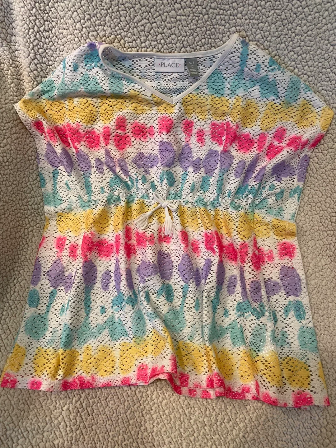 Girl beach/pool coverup. Size 6x thumbnail