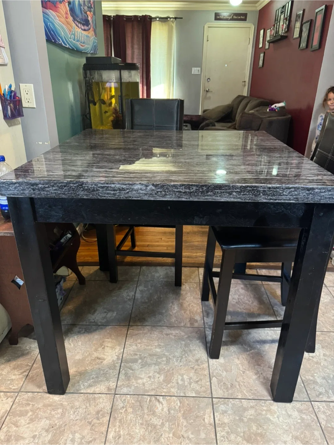 Black Dining Table with 4 Chairs image indicator(2)