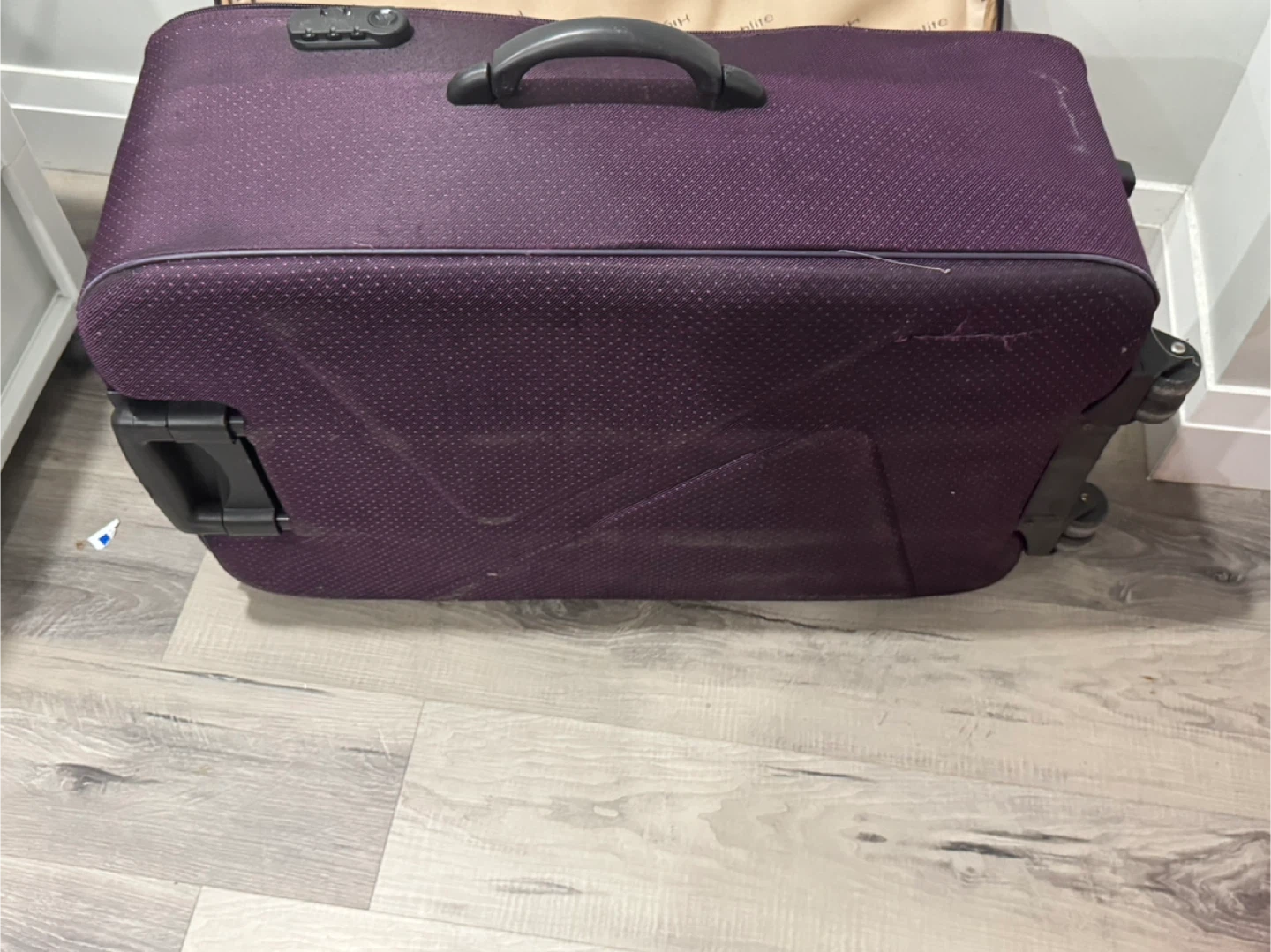 Highlite Purple Suitcase Checked Luggage - photo 5