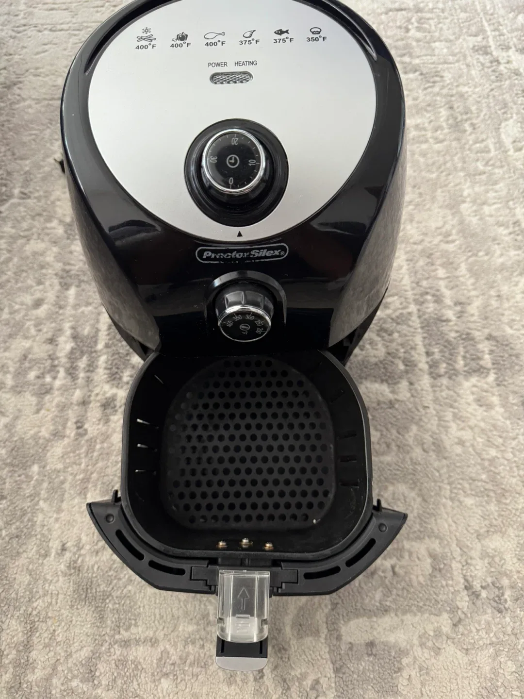 Proctor Silex Air Fryer image indicator(2)
