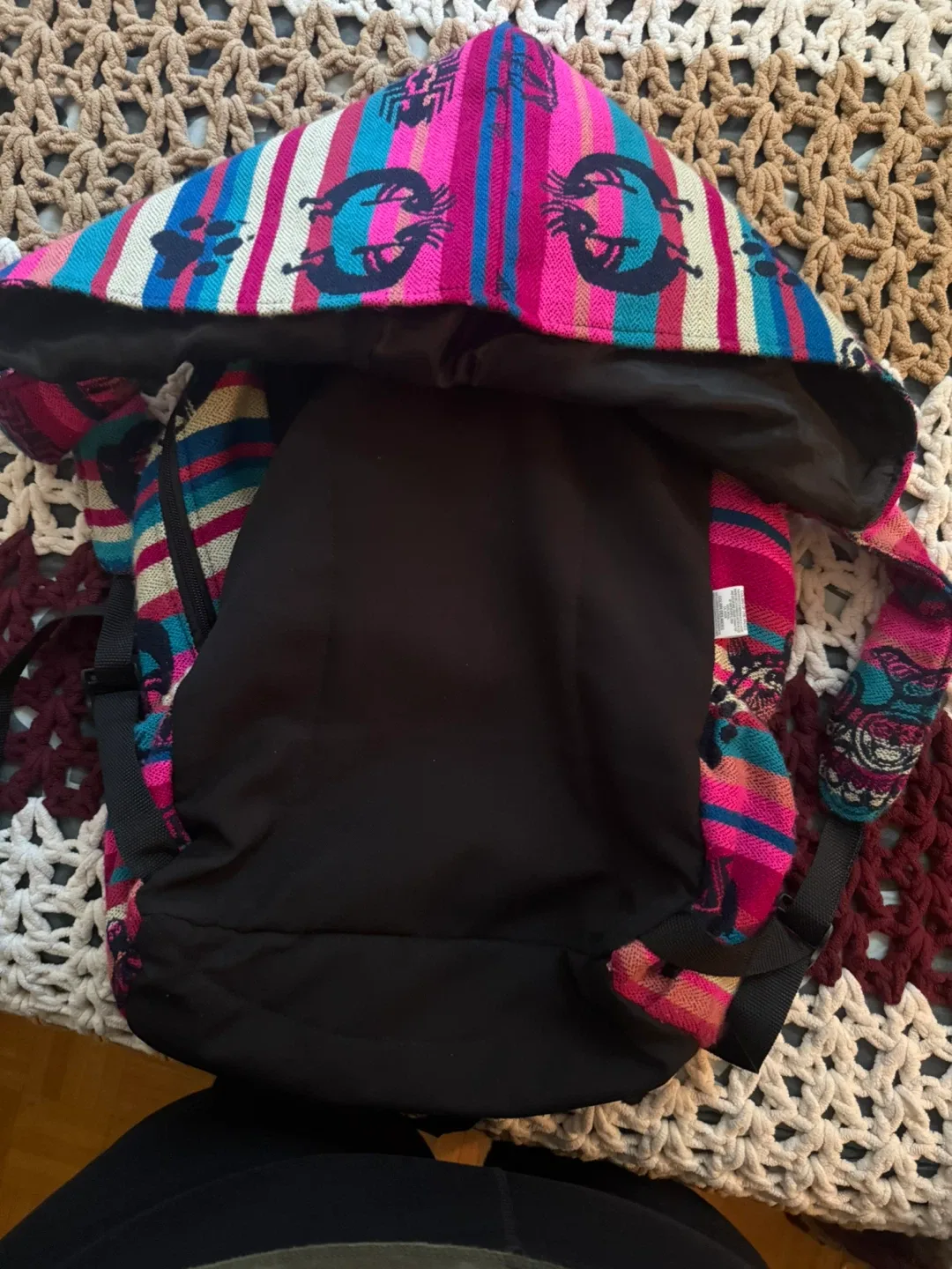 Colibri of the Andes Wool Backpack image indicator(4)