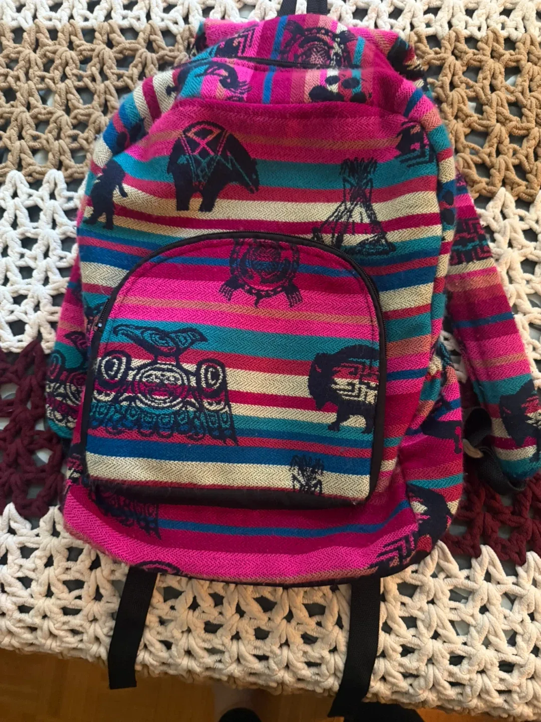 Colibri of the Andes Wool Backpack image indicator(6)
