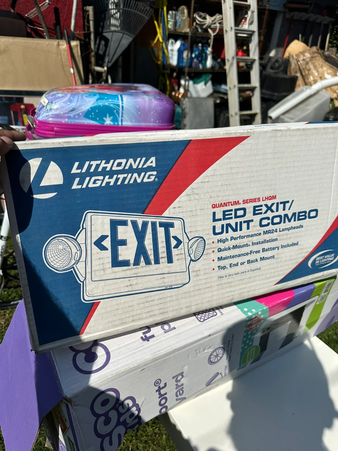 Lithonia Lighting LED Exit/Unit Combo