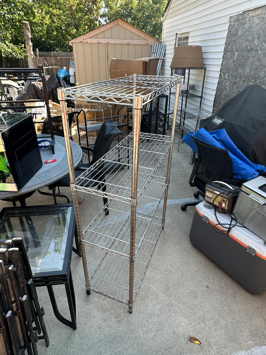 Metal Wire Shelving Unit - 56"x36"x14" - photo 2