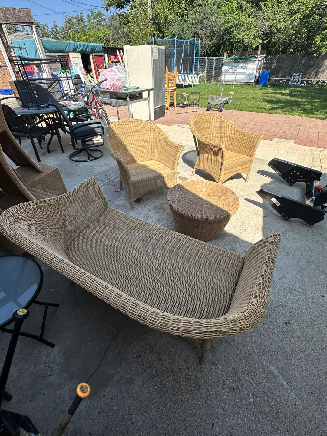 Wicker Outdoor Furniture Set - photo 3