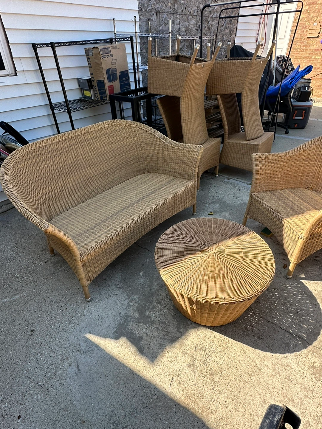 Wicker Outdoor Furniture Set - photo 5