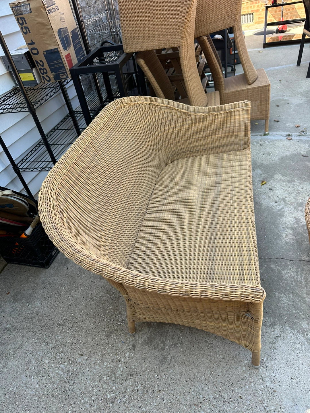 Wicker Outdoor Furniture Set - photo 2
