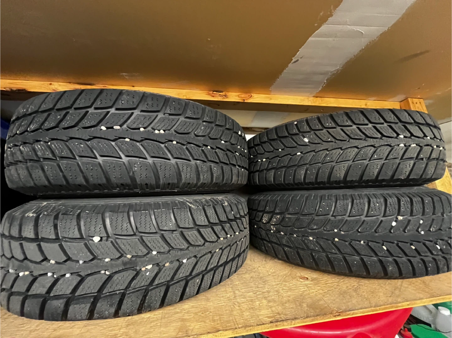Set of 4 winter  Tires  and wheels 245/70R16
