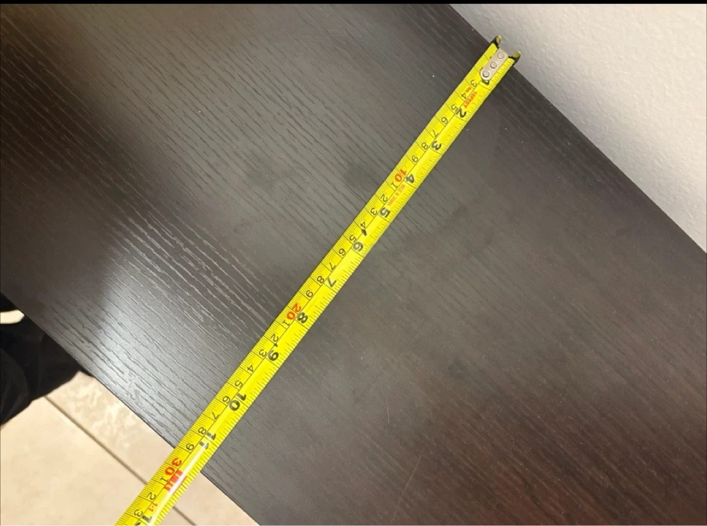 Dark Brown Console Table with Drawer image indicator(3)