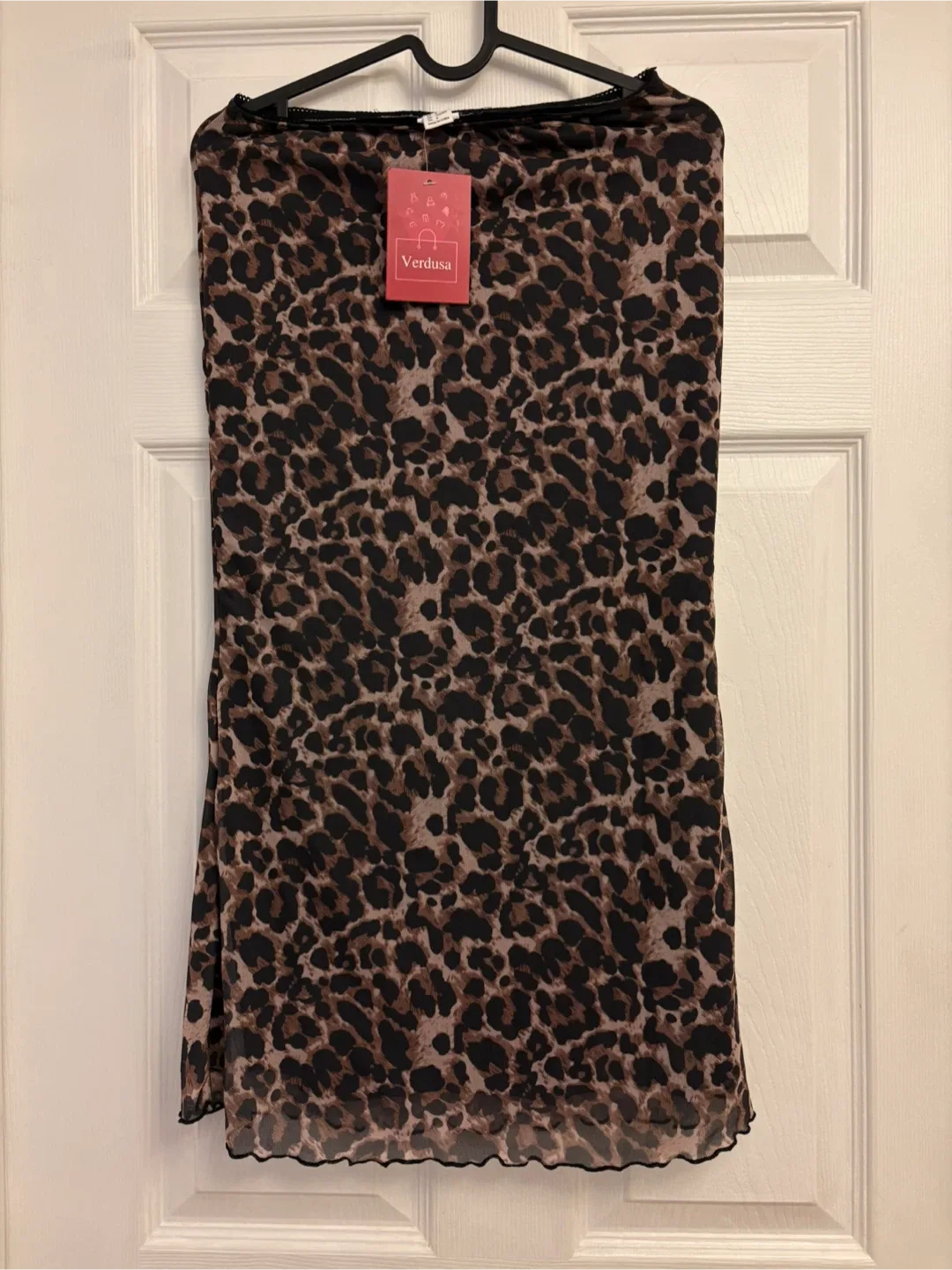 Brand new Verdusa Leopard Print Skirt - Size Small thumbnail