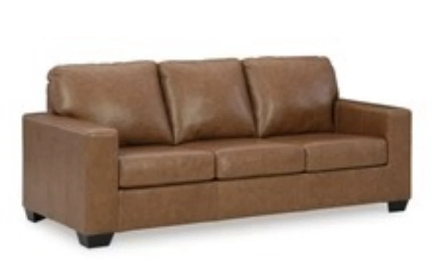 Brown Leather Sofa - Great Condition! - photo 2