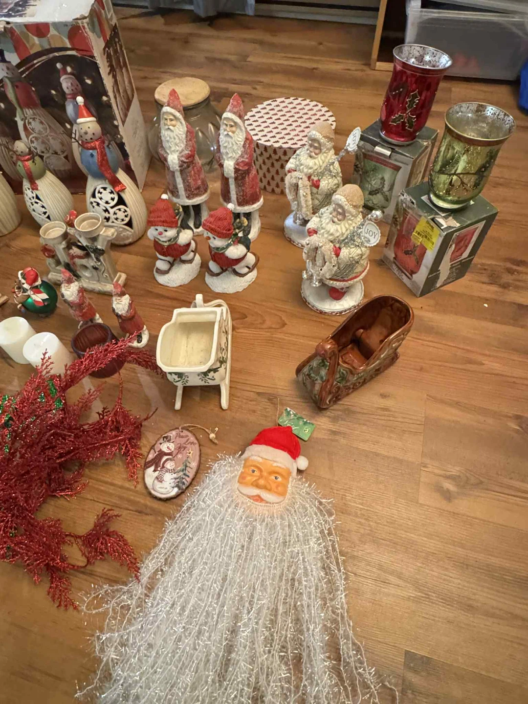 Christmas Decorations - Santa, Snowmen, Ornaments - photo 2
