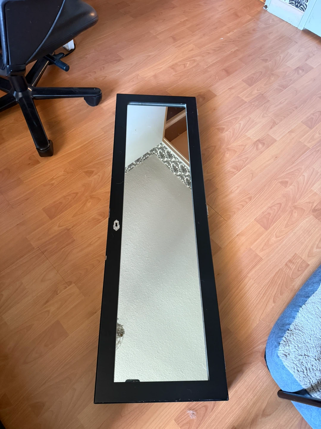 Jewelry Storage Mirrored Cabinet Standing