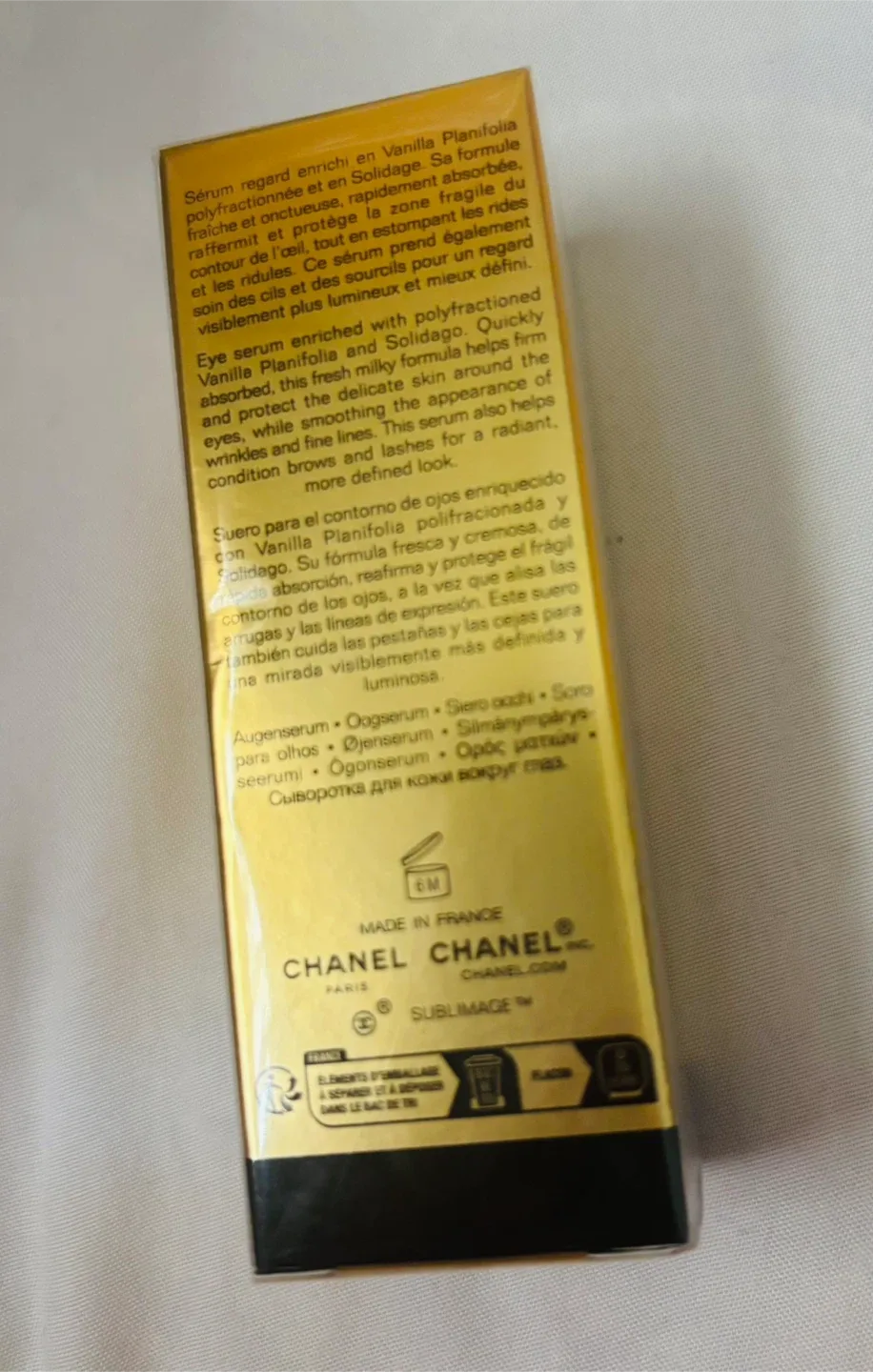 New Chanel Sublimage Le Serum Yeux Eye Concentrate image indicator(3)
