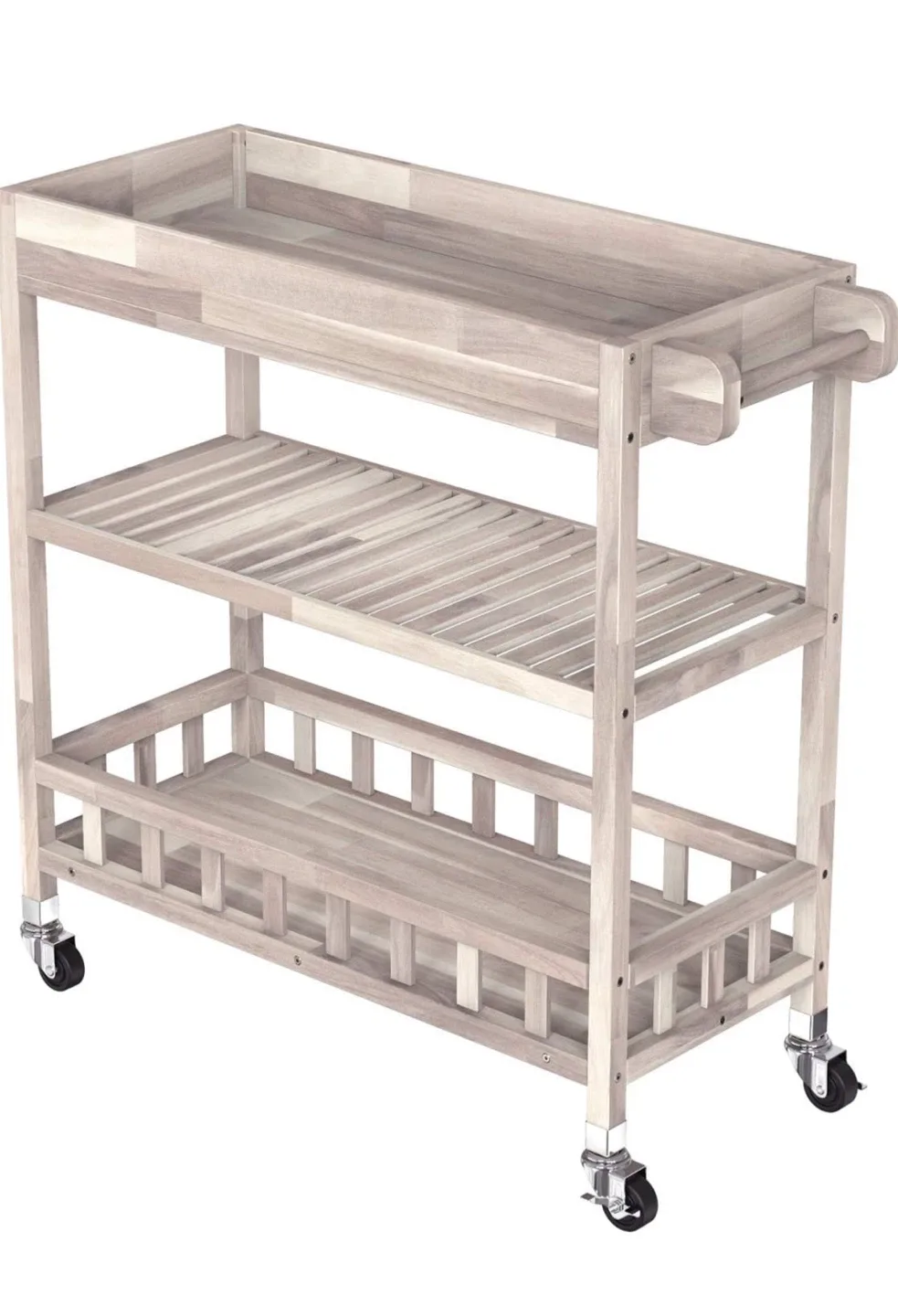 Interbuild Holger Kitchen Cart with Tray thumbnail