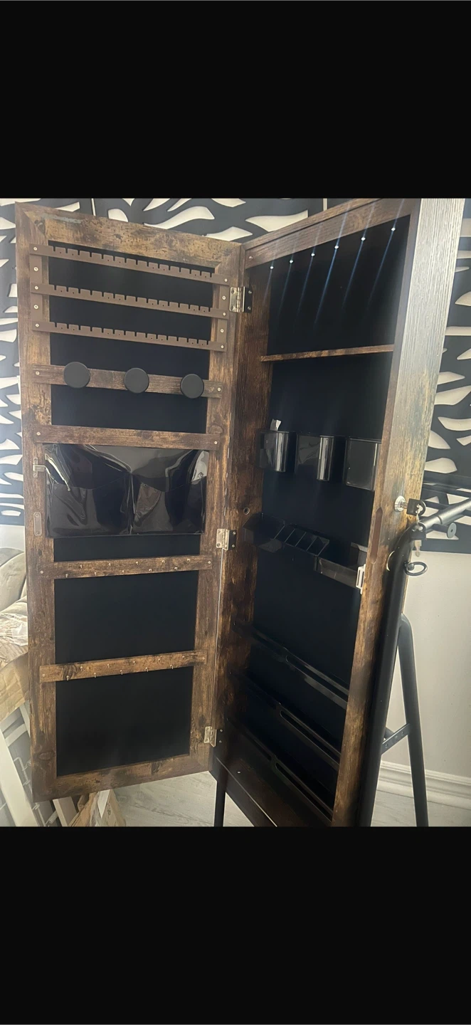 SONGMICS LED Cabinet Standing - photo 5