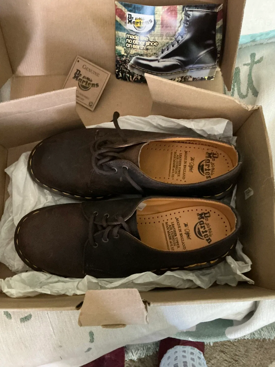 Dr. Martens 1461 Brown Leather Shoes image indicator(4)