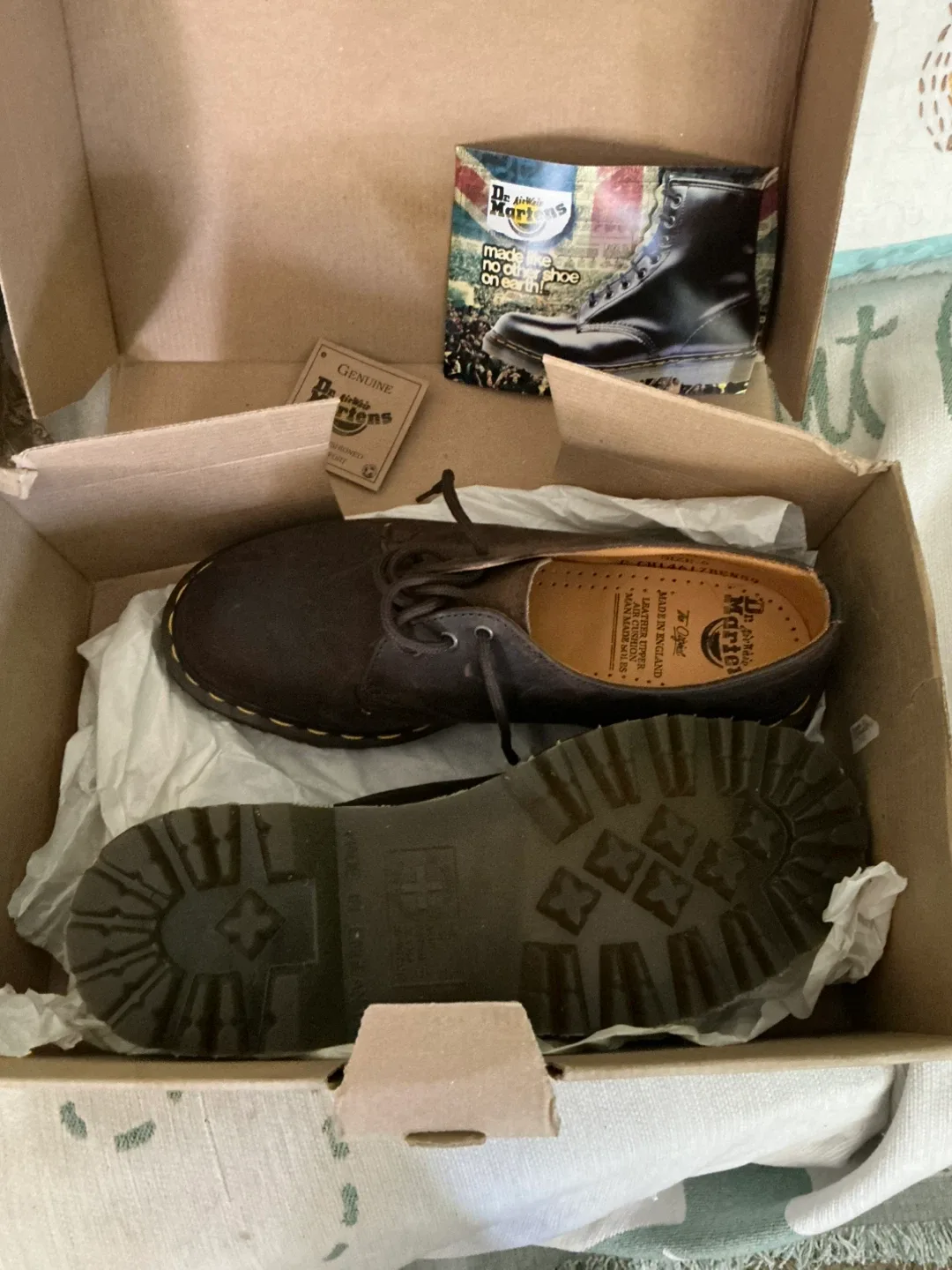 Dr. Martens 1461 Brown Leather Shoes image indicator(5)