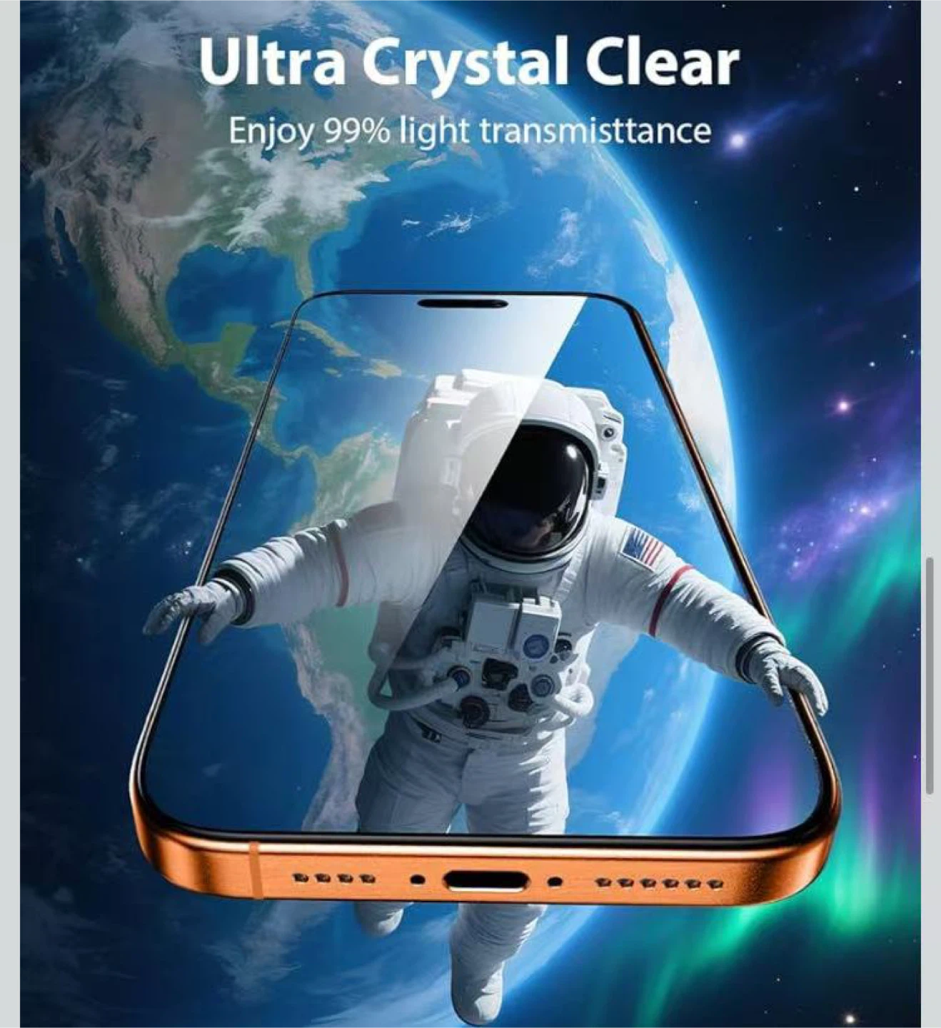 9H Tempered Glass 17 pro max Screen Protector - photo 5