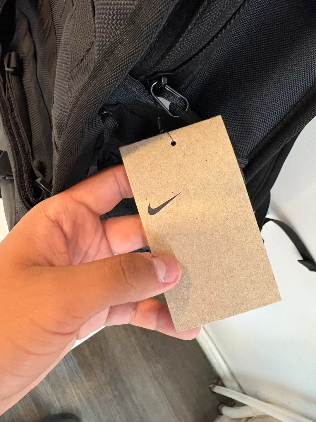 Nike Black Backpack - 1,587 cu in Capacity - New with Tags! image indicator(2)