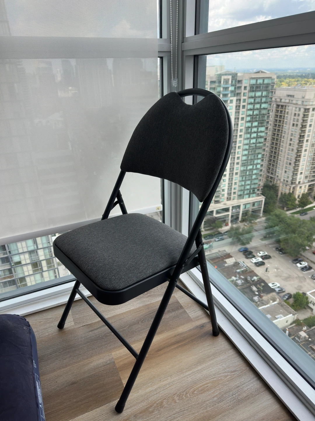 Grey Folding Chair - Great Condition!