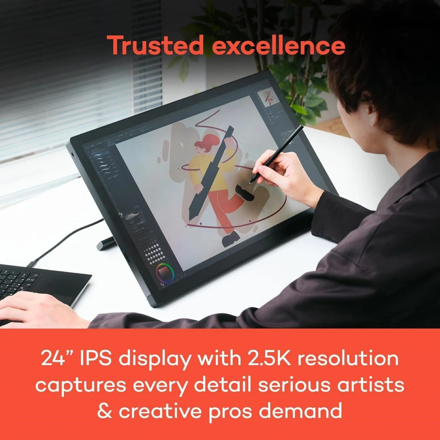 Wacom Cintiq 24 Drawing Tablet with Screen - photo 3