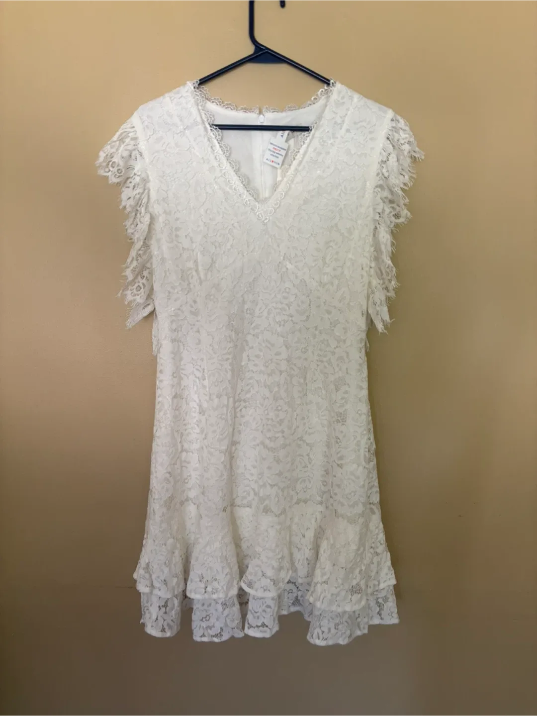 ALL♥VIN White Lace Dress thumbnail