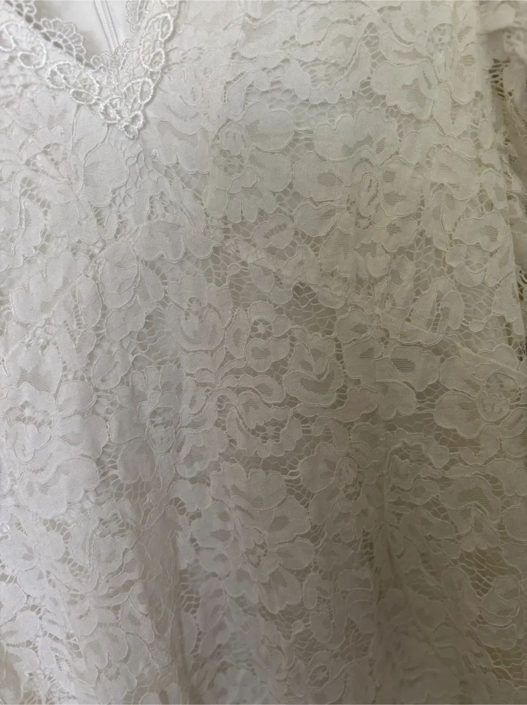 ALL♥VIN White Lace Dress image indicator(3)