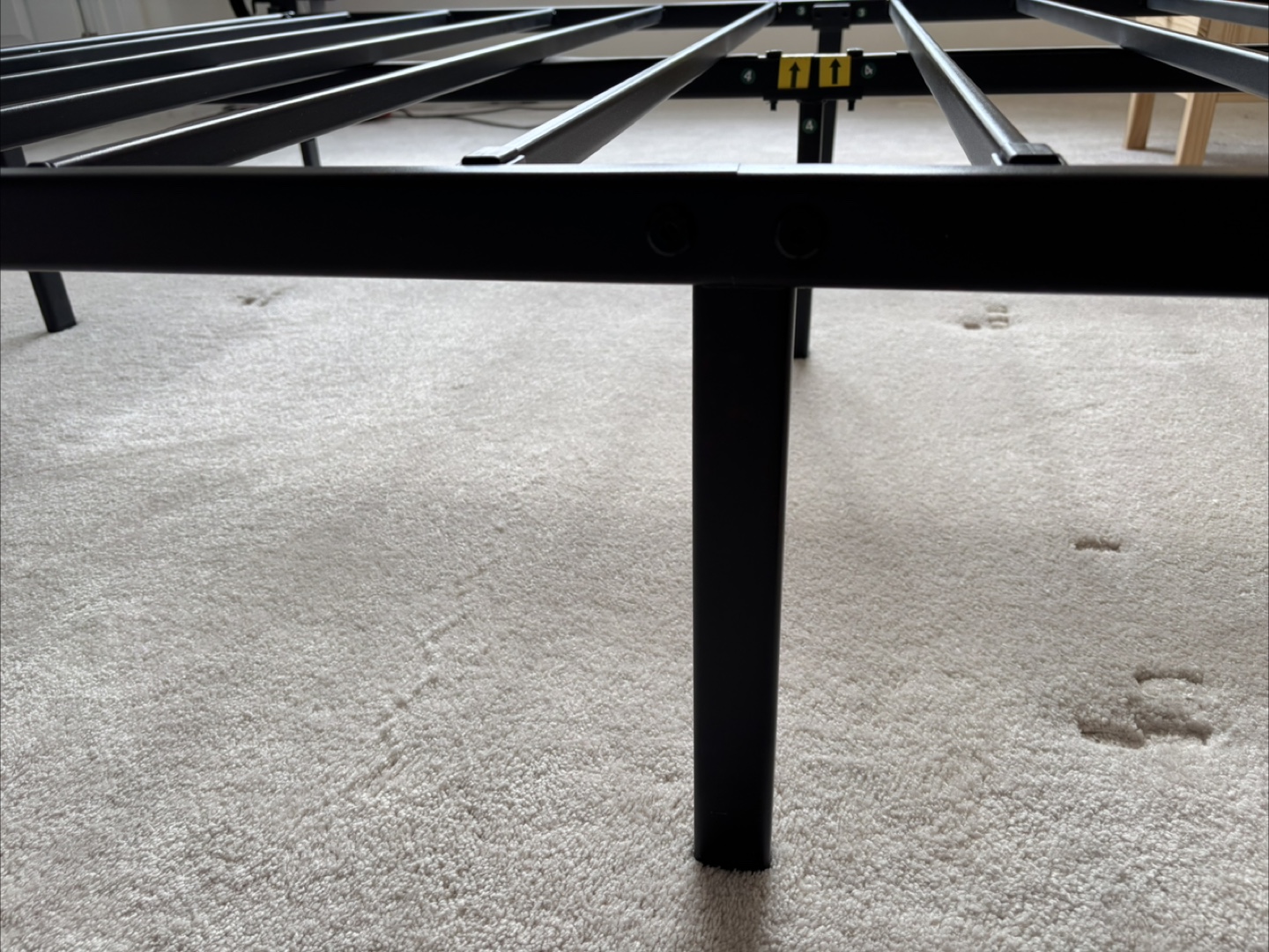 Queen Black Metal Bed Frame - photo 3