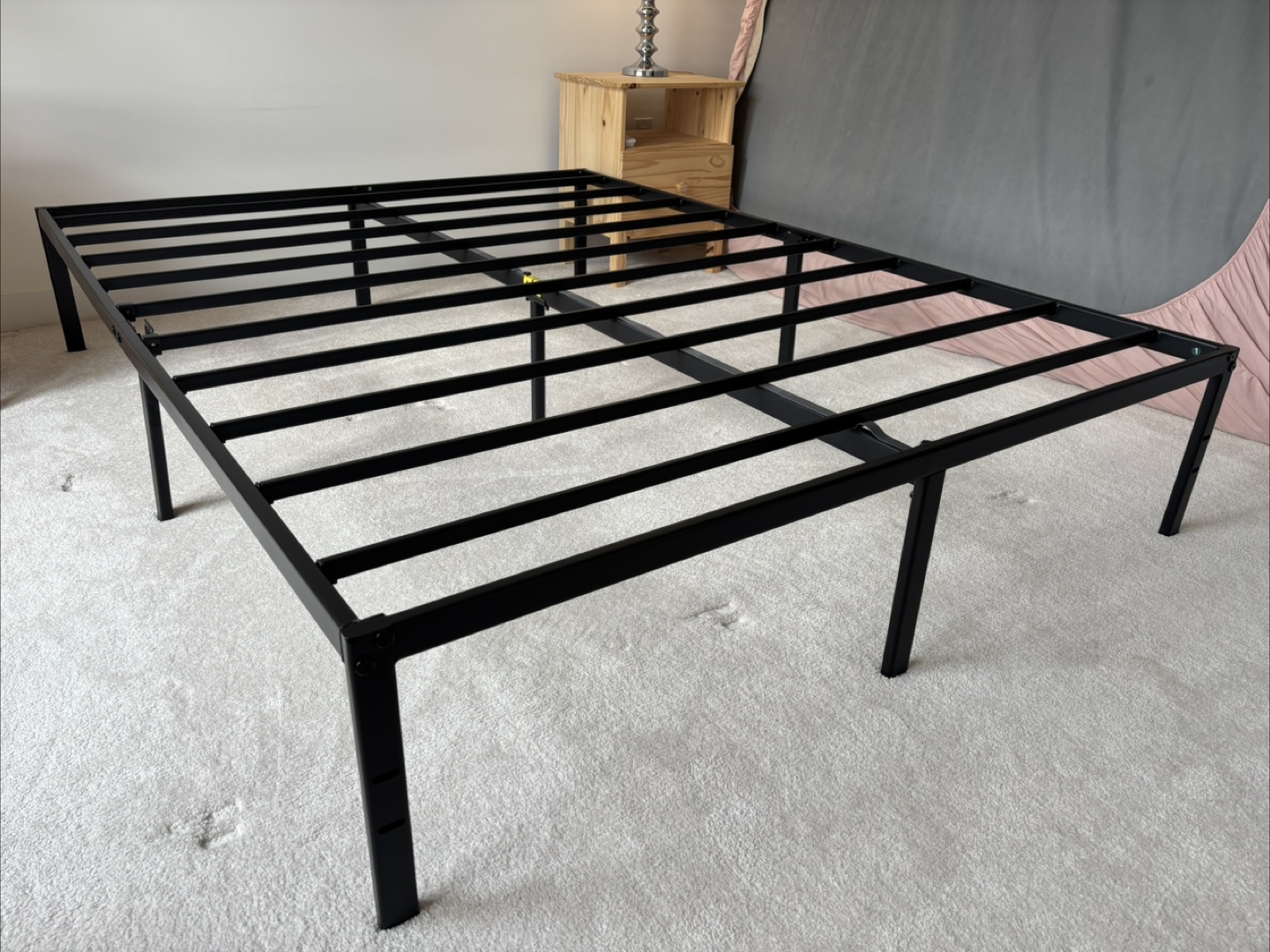 Queen Black Metal Bed Frame