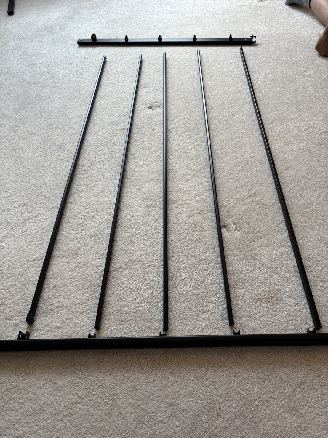 Queen Black Metal Bed Frame - photo 5