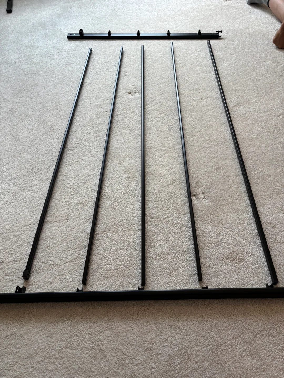 Queen Black Metal Bed Frame image indicator(5)