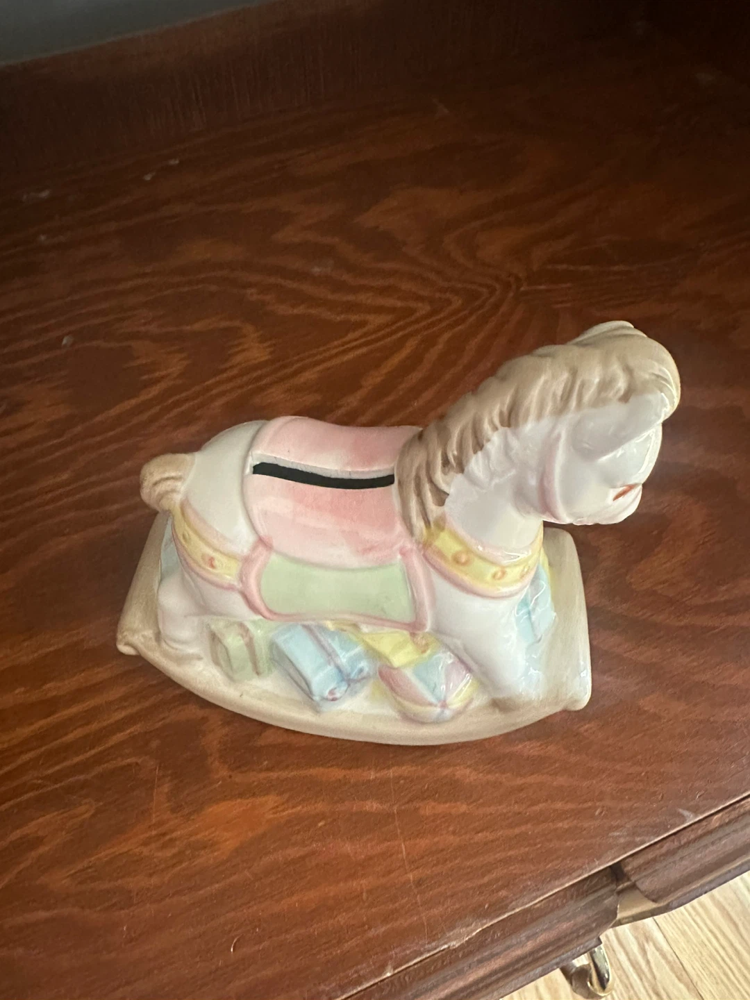 Rocking Horse Ceramic Coin Bank - photo 2