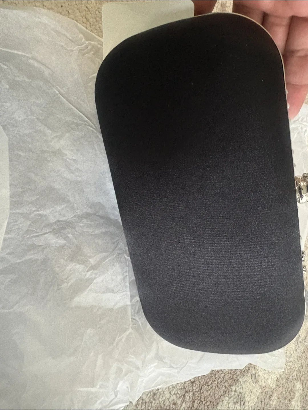 New Black Beaded Evening Clutch Bag image indicator(8)