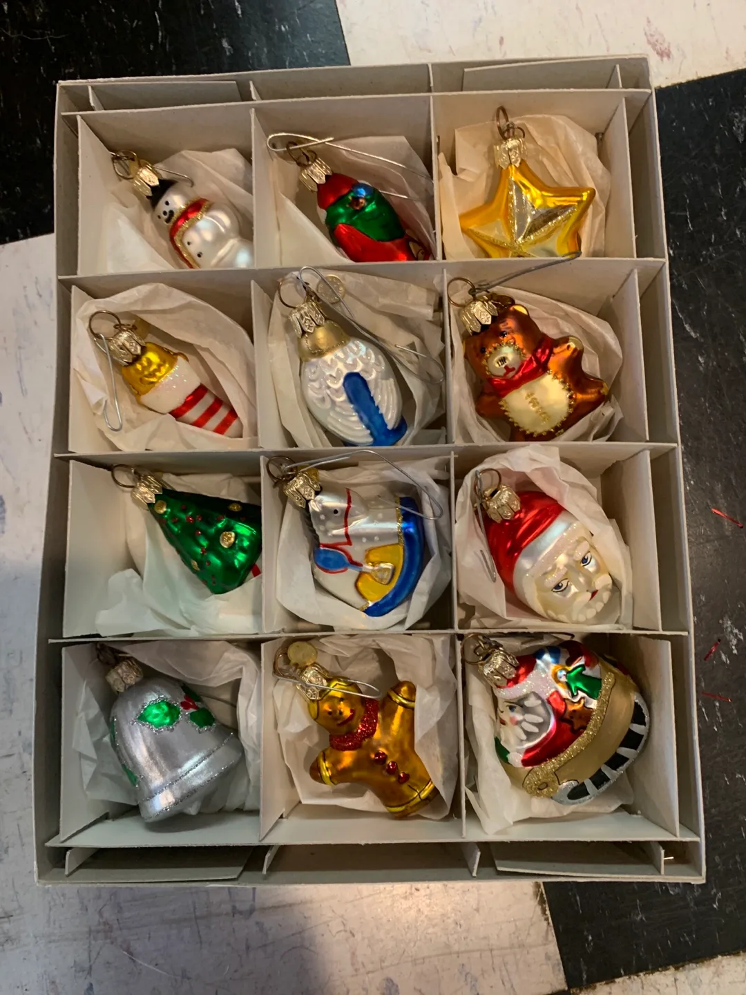 Vintage Christmas Ornaments - Set of 12 thumbnail