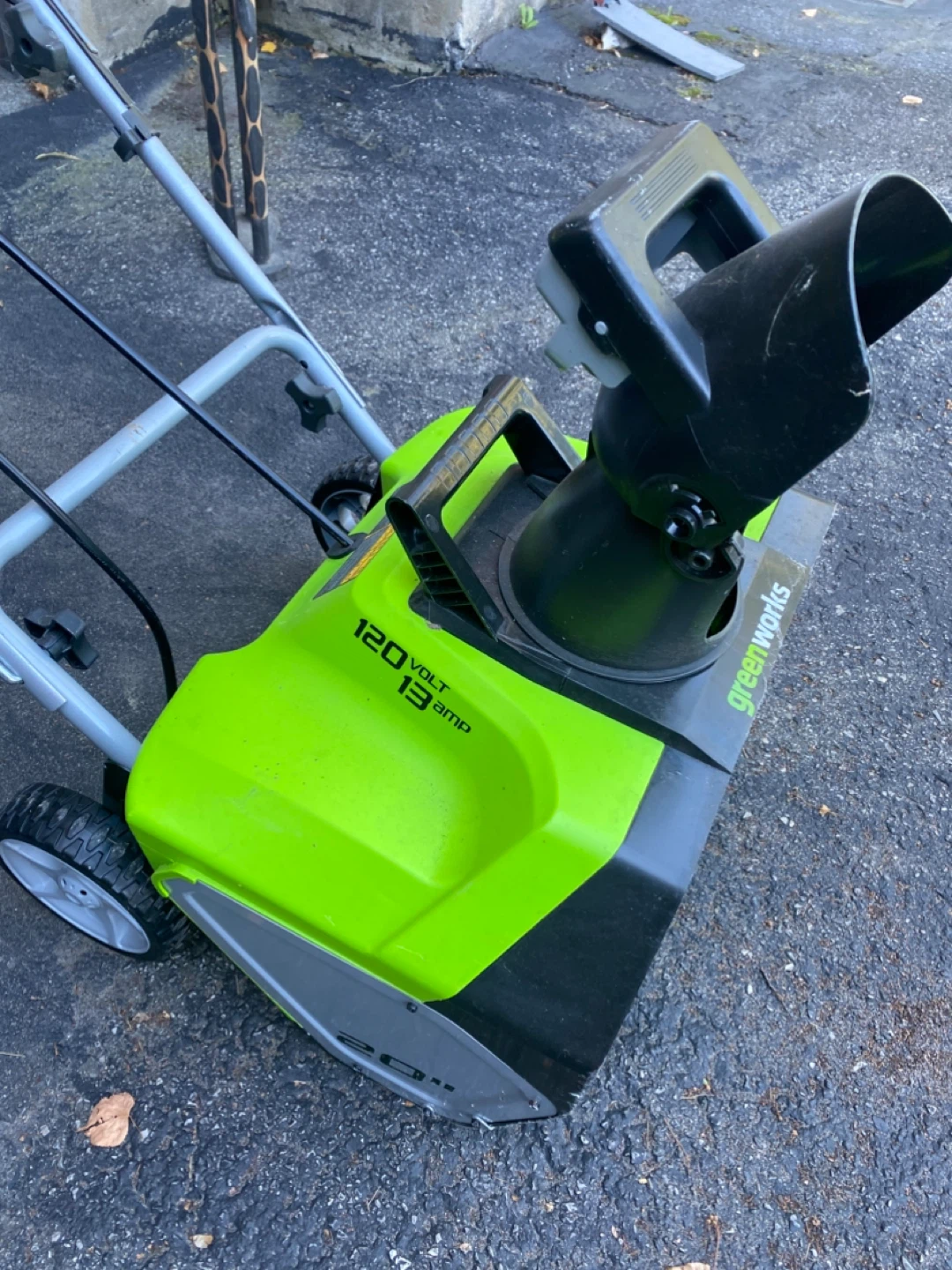 Greenworks 120V 20-Inch Cordless Snow Thrower - photo 4