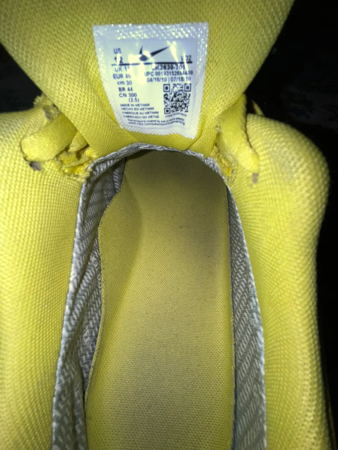 Nike Air Force 1 Gore-Tex Yellow, US 12 image indicator(6)