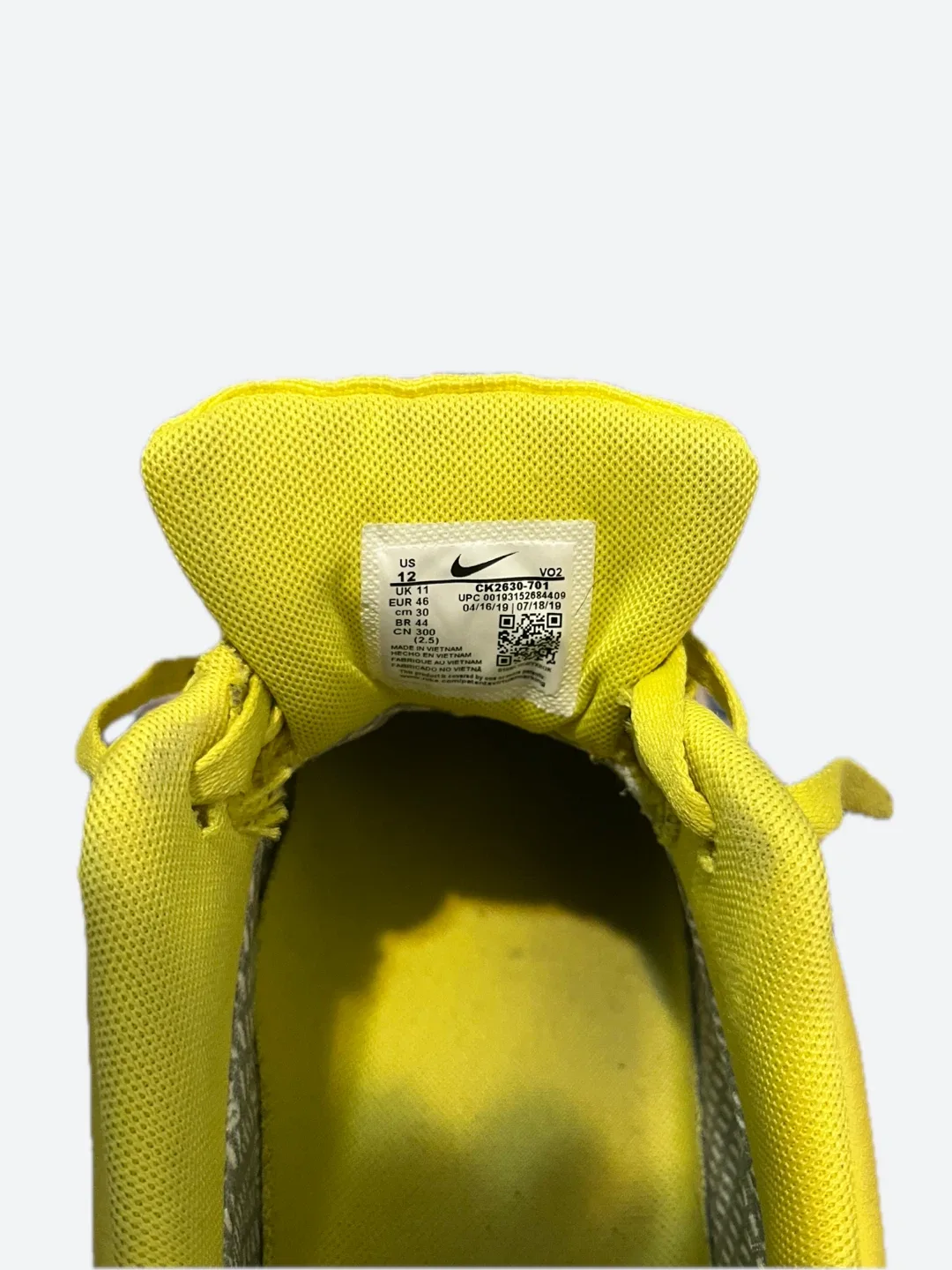 Nike Air Force 1 Gore-Tex Yellow, US 12 image indicator(5)